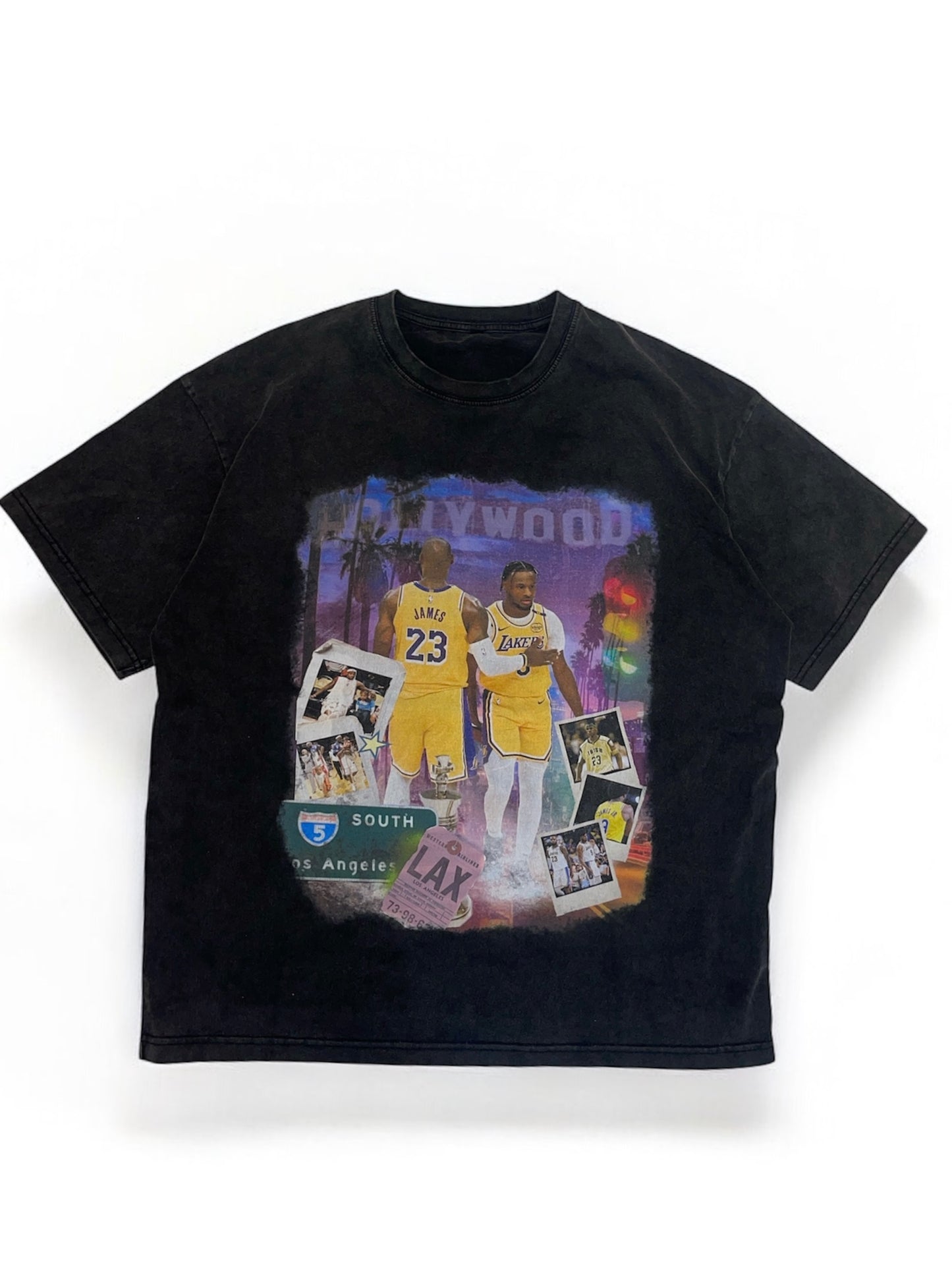 LeBron Acid Wash Oversize T-Shirt